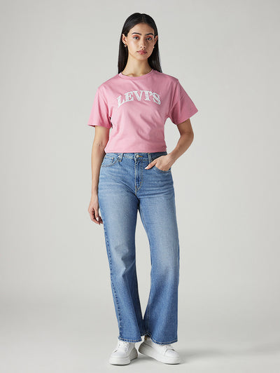 levi's Women's Light Blue Loose Bootcut Fit Mid Rise Jeans-picture-28