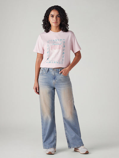 levi's Women's Light Blue Loose Bootcut Fit High Rise Jeans-picture-20