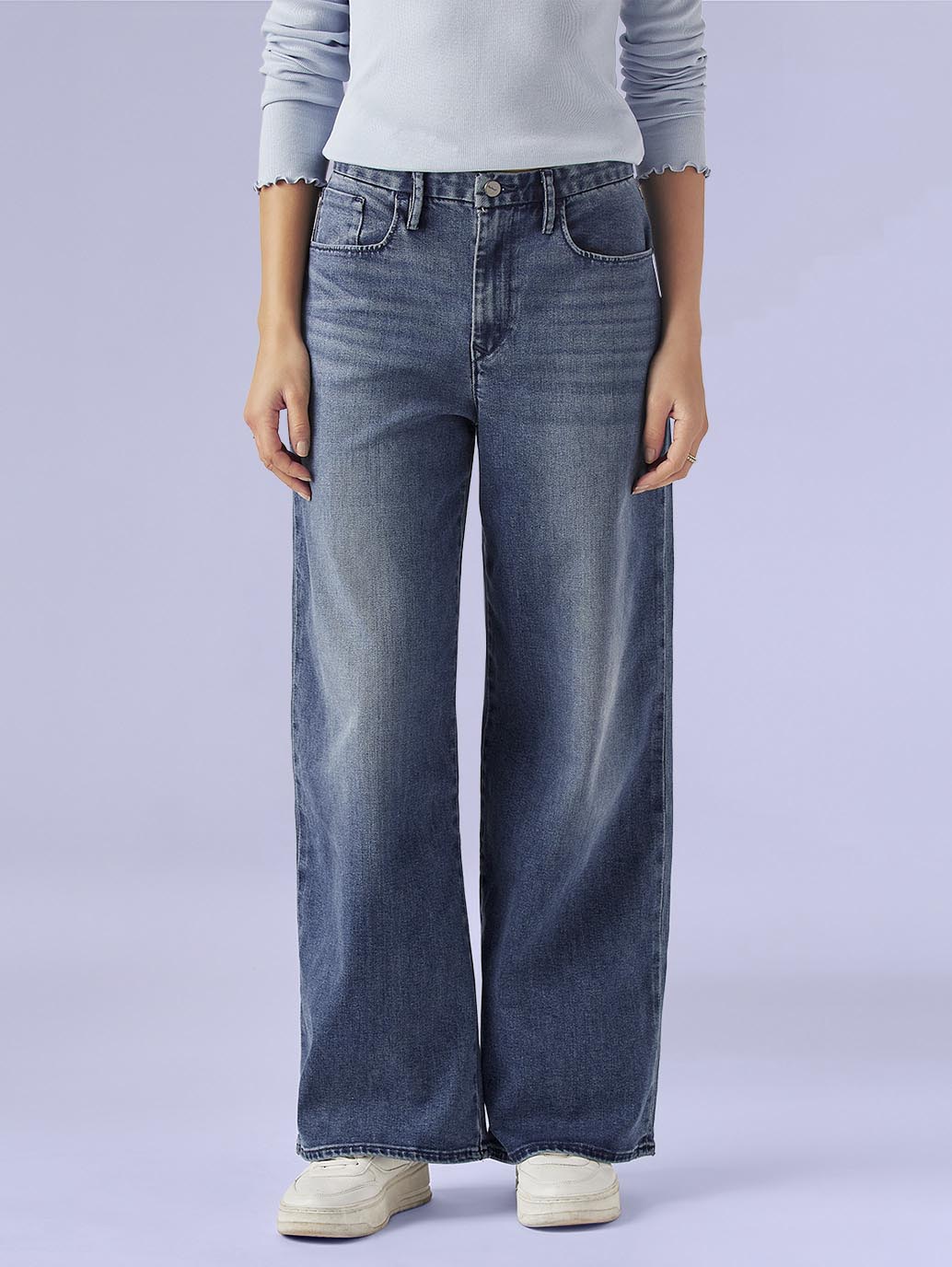 Women's Dark Indigo XL Straight Loose Fit Mid Rise Redloop Jeans - 3e241bba-0419-444f-8739-55d6361dec19 View