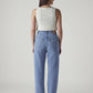 Women's Light Indigo Loose Fit High Rise Jeans - 20 View