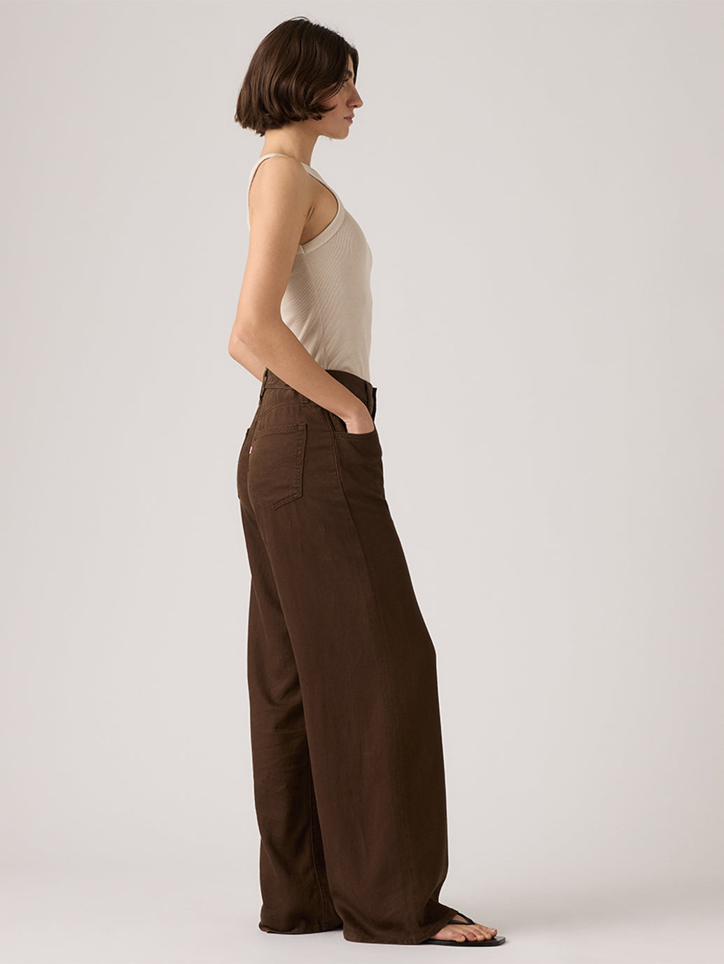 Levi's® Women's Cinch Wide-Leg Pants - Side View