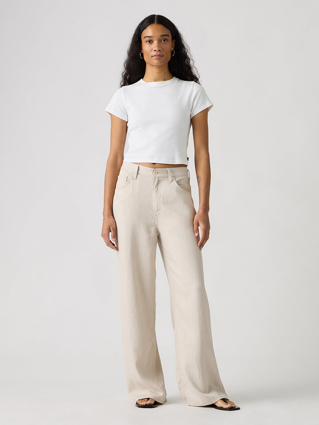 Levi's® Women's Cinch Wide-Leg Pants - Front View