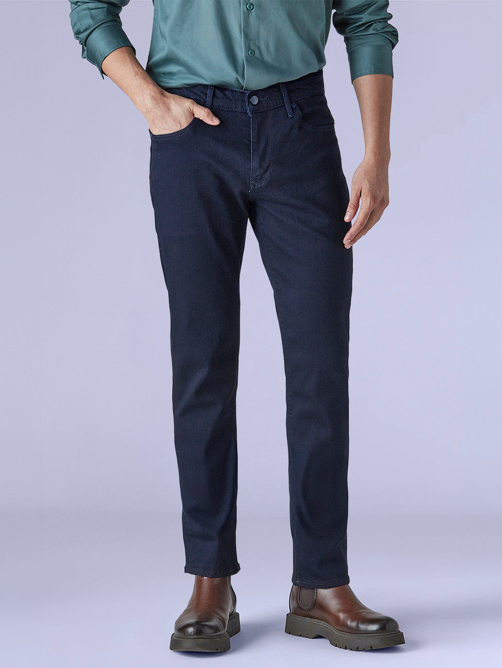 Men's Redloop 511 Blue Slim Fit Mid Rise Jeans - 2107d338-50e8-432f-99ca-ad76ae05e2f2 View