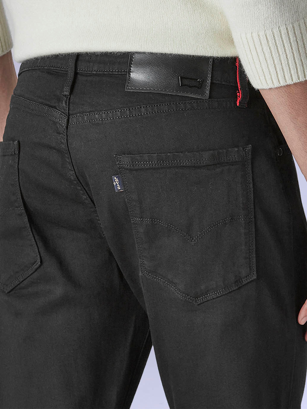 Men's 512 Redloop Black Slim Tapered Fit Mid Rise Jeans - bc796f47-172e-4d5c-8ebd-3a9c86350530 View