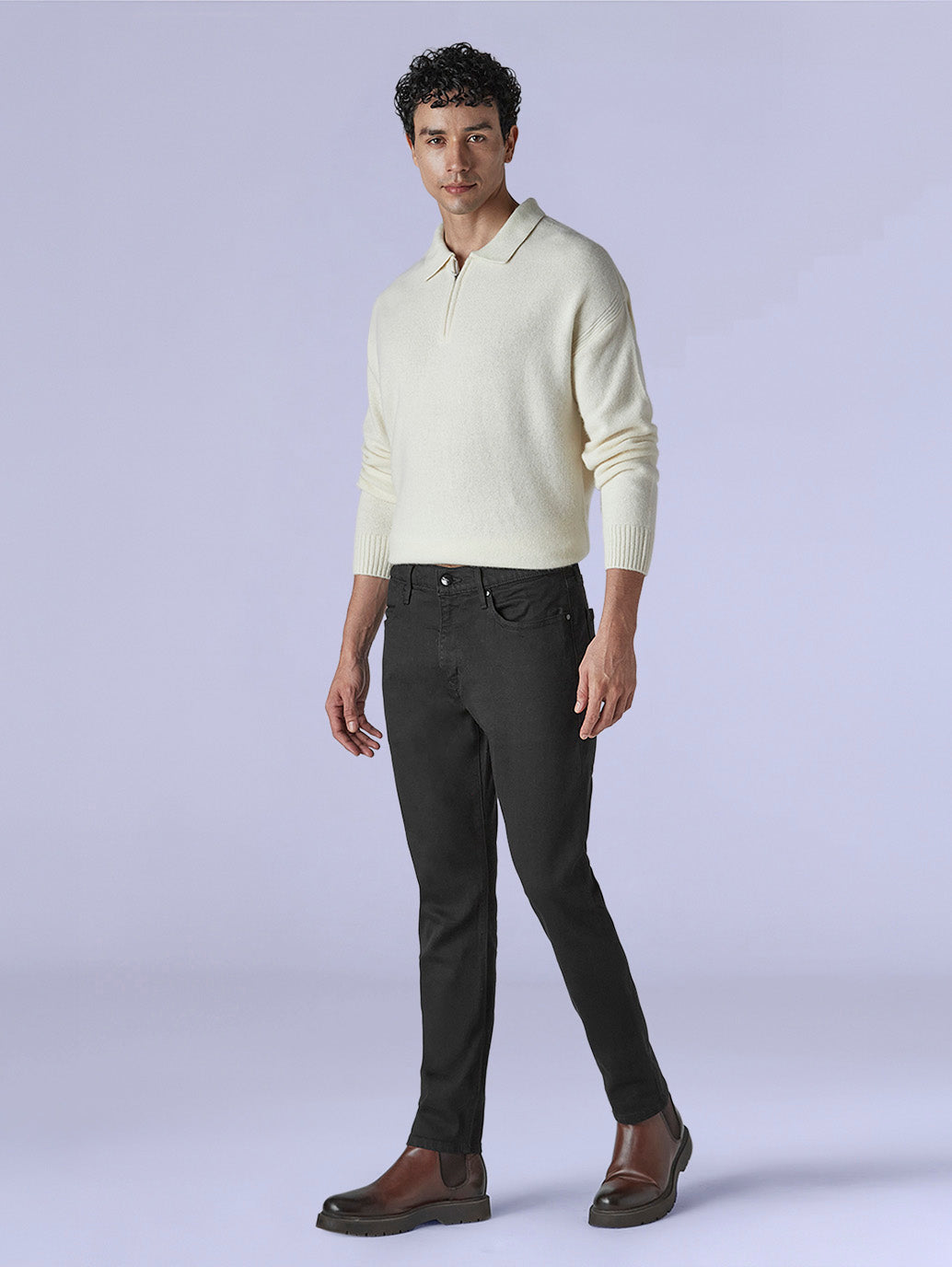 Men's 512 Redloop Black Slim Tapered Fit Mid Rise Jeans - 5e6fc93c-b258-4ba3-b073-747a1a26d4f7 View