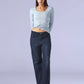 Women's Dark Blue Loose Bootcut Fit Mid Rise Redloop Jeans - 5f25a232-7d0e-4322-9cd5-318d502101e0 View