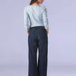 Women's Dark Blue Loose Bootcut Fit Mid Rise Redloop Jeans - 5017e5eb-89a7-4b58-bceb-f446b16f3c4e View