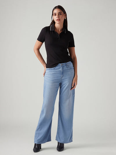 levi's Women's Light Blue Loose Bootcut Fit Mid Rise Redloop Jeans-picture-36