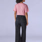 Women's Dark Blue Loose Bootcut Fit High Rise Redloop Jeans - c284b52a-79ba-495e-8bd9-03f874a6383d View
