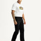 Men's 567 Black Bootcut Mid Rise Jeans - Side View