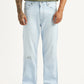 Men's 567 Light Blue Bootcut Mid Rise Jeans - Front View