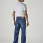 Men's Tinted 505 Dark Indigo Straight Fit Mid Rise Jeans - Back View