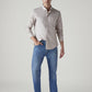 Men's 555 Light Blue Relaxed Straight Fit Mid Rise Commuter Jeans - e9472f21-b933-4734-99a9-aeb41c32402a View