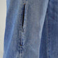 Men's 555 Light Blue Relaxed Straight Fit Mid Rise Commuter Jeans - Detail View
