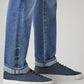 Men's 555 Light Blue Relaxed Straight Fit Mid Rise Commuter Jeans - Detail View