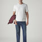 Men's 555 Dark Blue Relaxed Straight Fit Mid Rise Commuter Jeans - ce0cb6ee-b814-4230-ae97-6640651c4dab View
