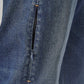 Men's 555 Dark Blue Relaxed Straight Fit Mid Rise Commuter Jeans - Detail View