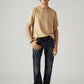 Men's 517 Dark Blue Bootcut Fit Mid Rise Hyper Stretch Jeans - Styleshot View