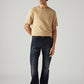 Men's 517 Dark Blue Bootcut Fit Mid Rise Hyper Stretch Jeans - Front View