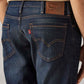 Men's 517 Dark Blue Bootcut Fit Mid Rise Hyper Stretch Jeans - Detail View
