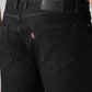Men's 513 Black Slim Straight Fit Mid Rise Jeans - Detail View