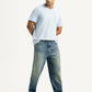 Men's 568 Blue Loose Fit Mid Rise Jeans - Styleshot View