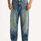 Men's 568 Blue Loose Fit Mid Rise Jeans - Front View