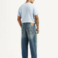 Men's 568 Blue Loose Fit Mid Rise Jeans - Back View