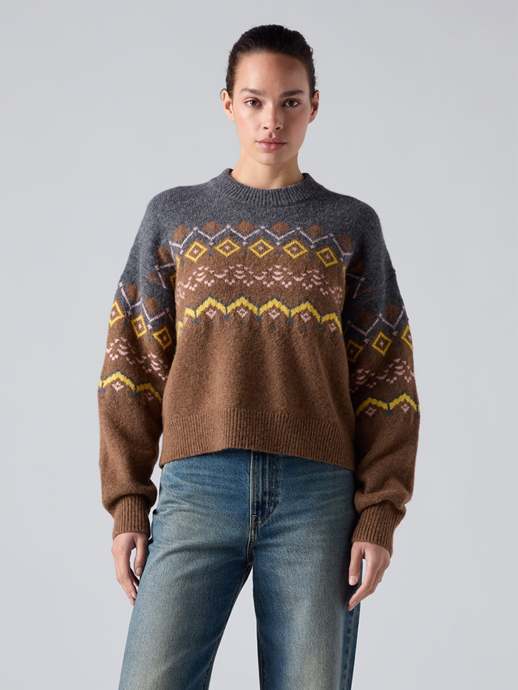 Levi's® Women's Charlotte Fairisle Crewneck Sweater