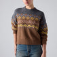 Levi's® Women's Charlotte Fairisle Crewneck Sweater - Side View