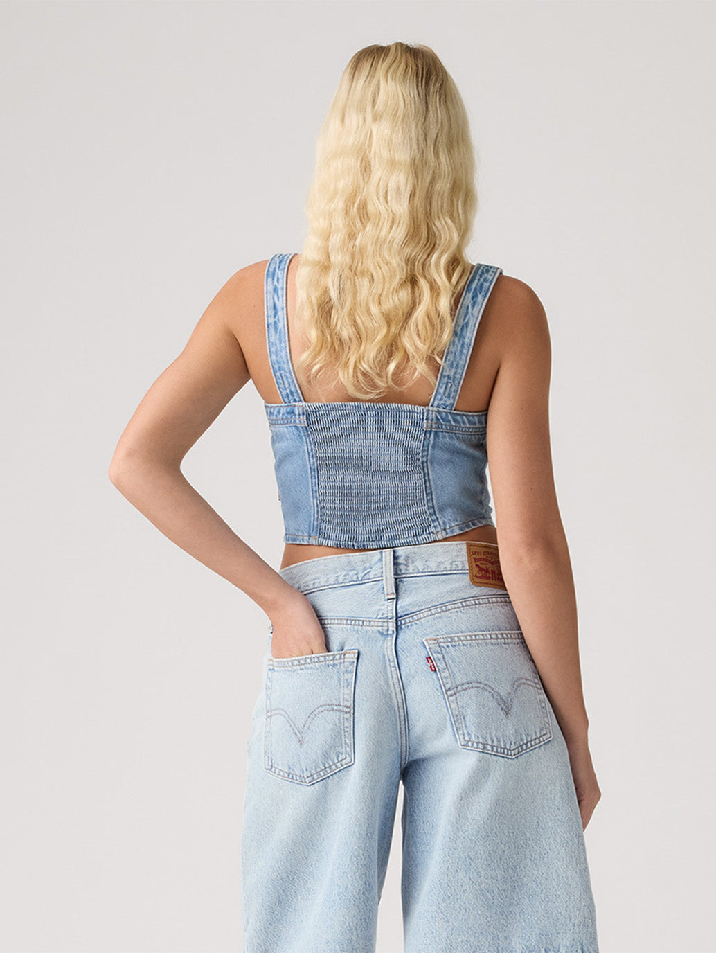 Levi's® Women's Audra Seamed Top - Back View