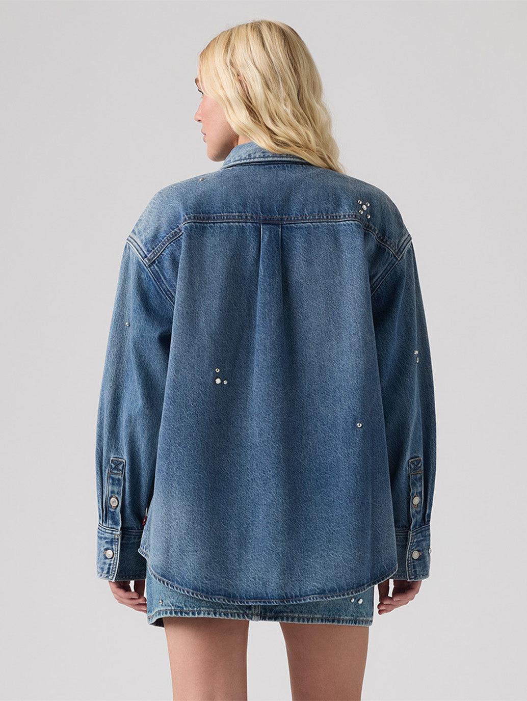 Levi's® Women's Jordan Denim Shirt - Back View