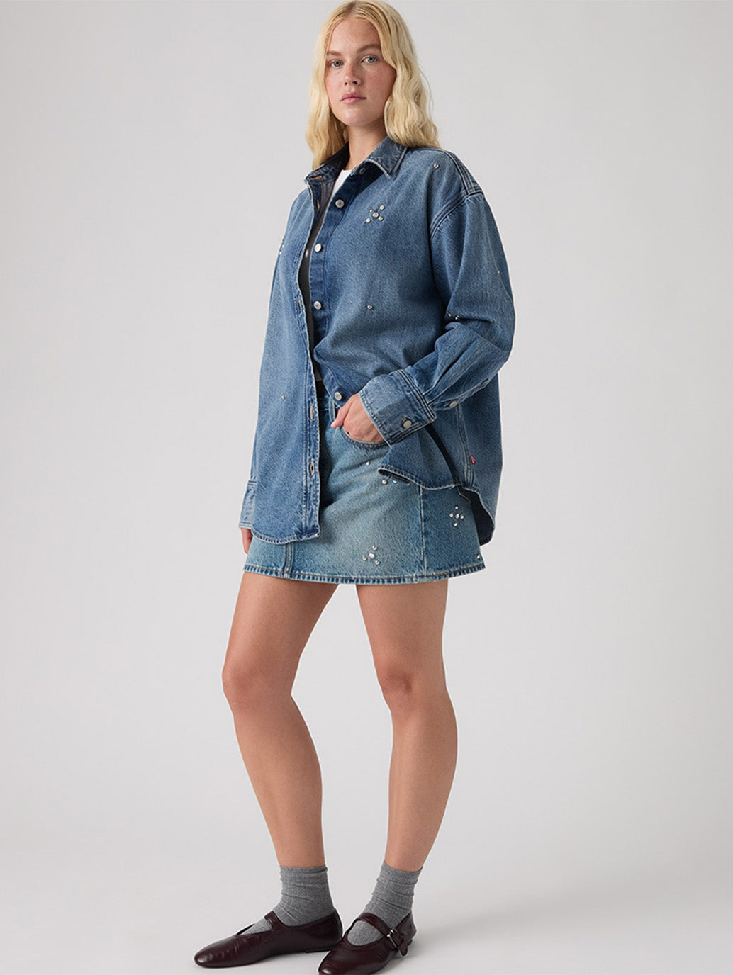Levi's® Women's Jordan Denim Shirt - Side View