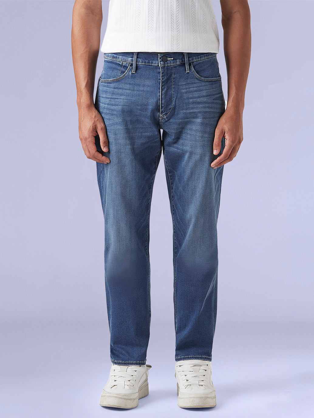 Men's 541 Blue Athletic Tapered Fit Mid Rise Redloop Jeans - 05d3255b-b376-43bf-b856-87706f0d9d37 View