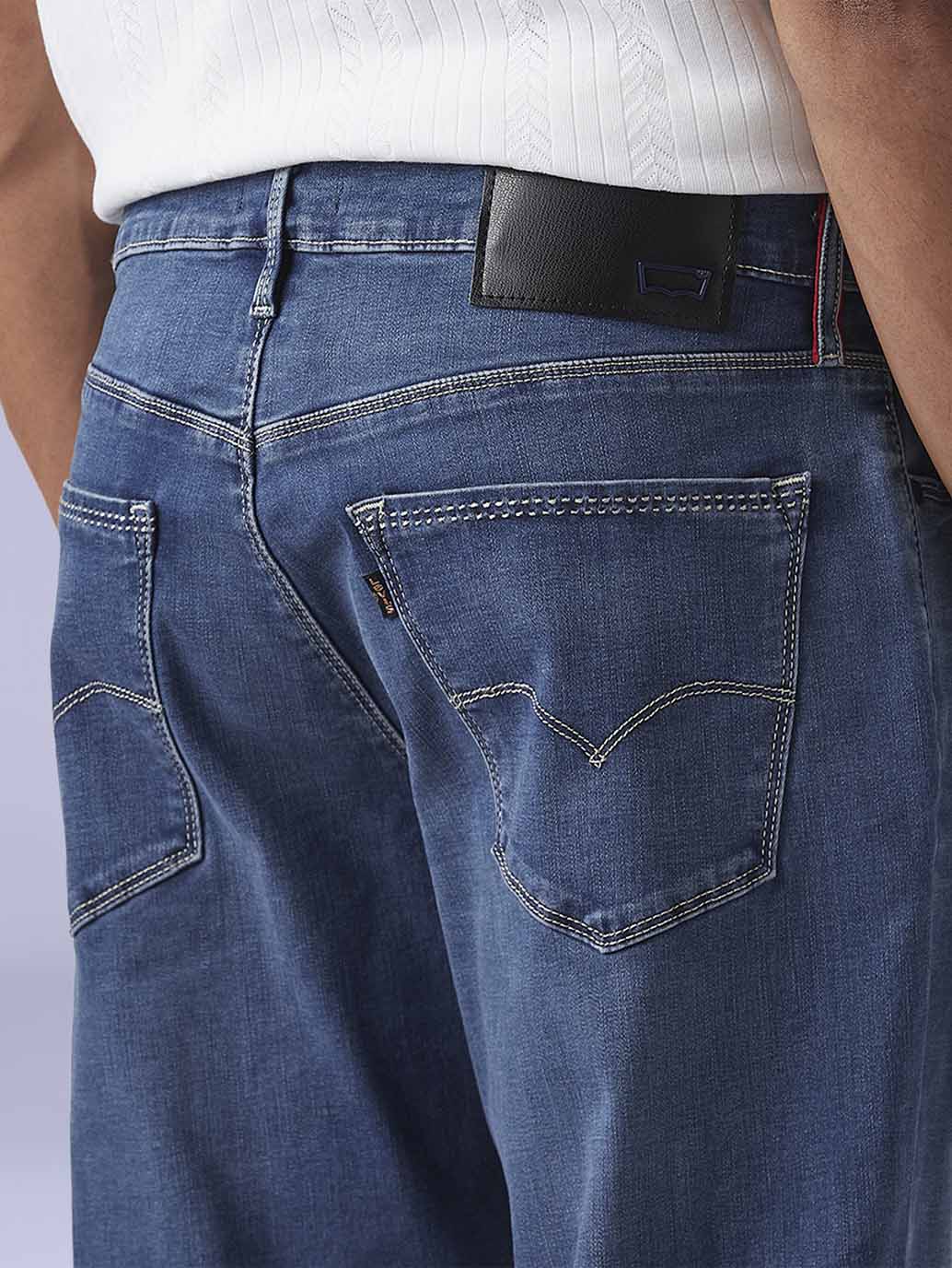 Men's 541 Blue Athletic Tapered Fit Mid Rise Redloop Jeans - 8d8264ec-6a6b-4ab8-993a-c656da08d8c3 View
