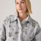 Levi's® Women's Vintage Embellished Polo Sweatshirt - detail View