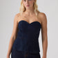 Women's Solid Slim Fit Tube Top - 1 View