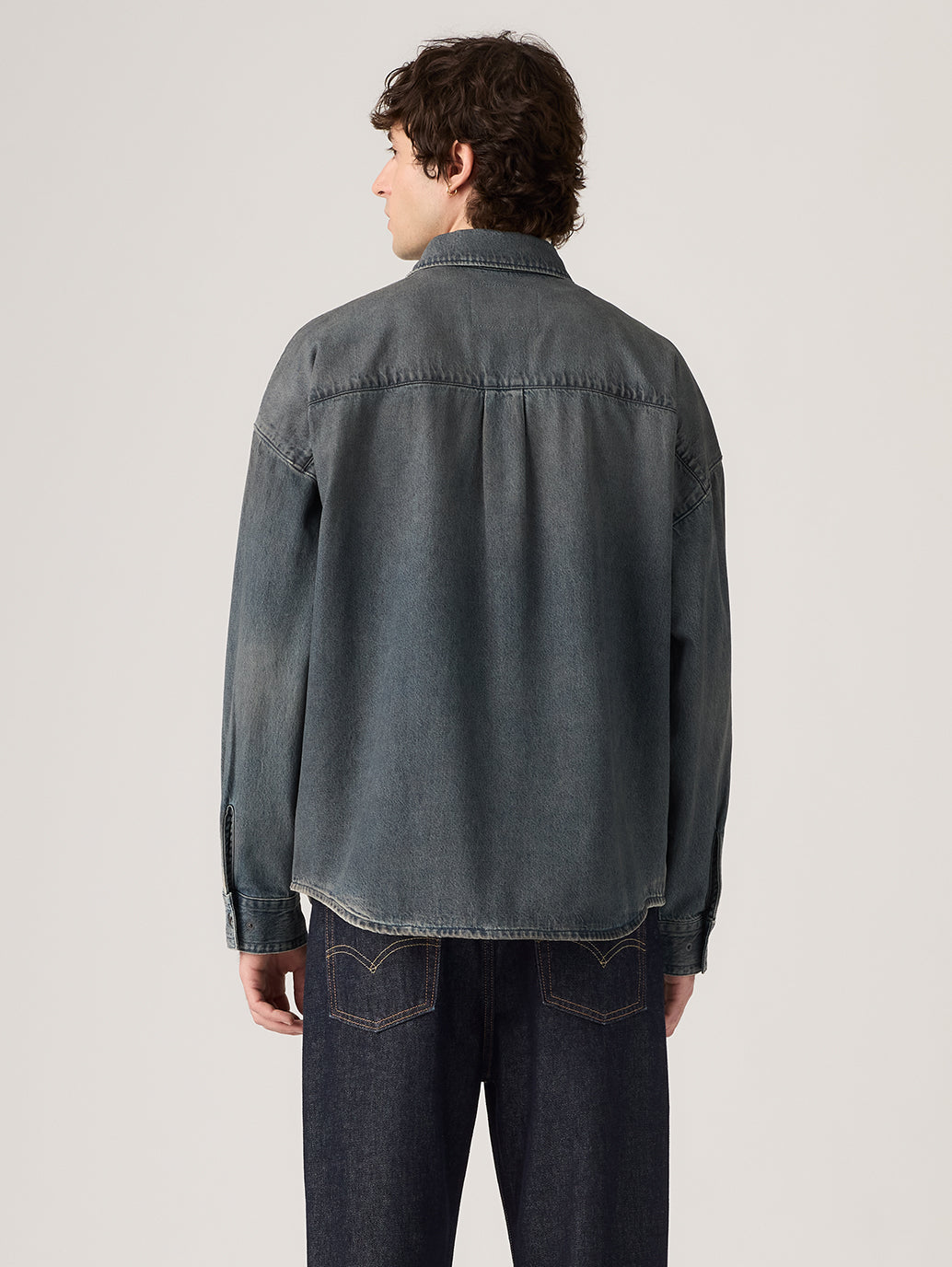 Levi's® Men's Lenox Western Overshirt - Back View