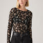 Levi's® Women's Seraphina Lace Long-Sleeve Top - Styleshot View