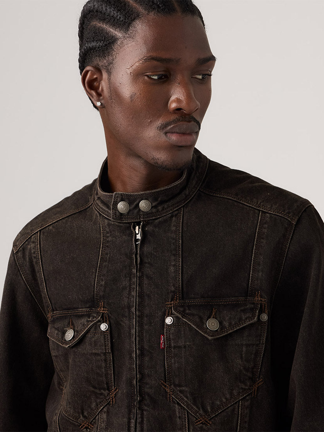 Levi's® Men's Twisted Moto Jacket - detail View