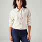 Women's Jacquard Regular Fit Trucker Jacket - Front View