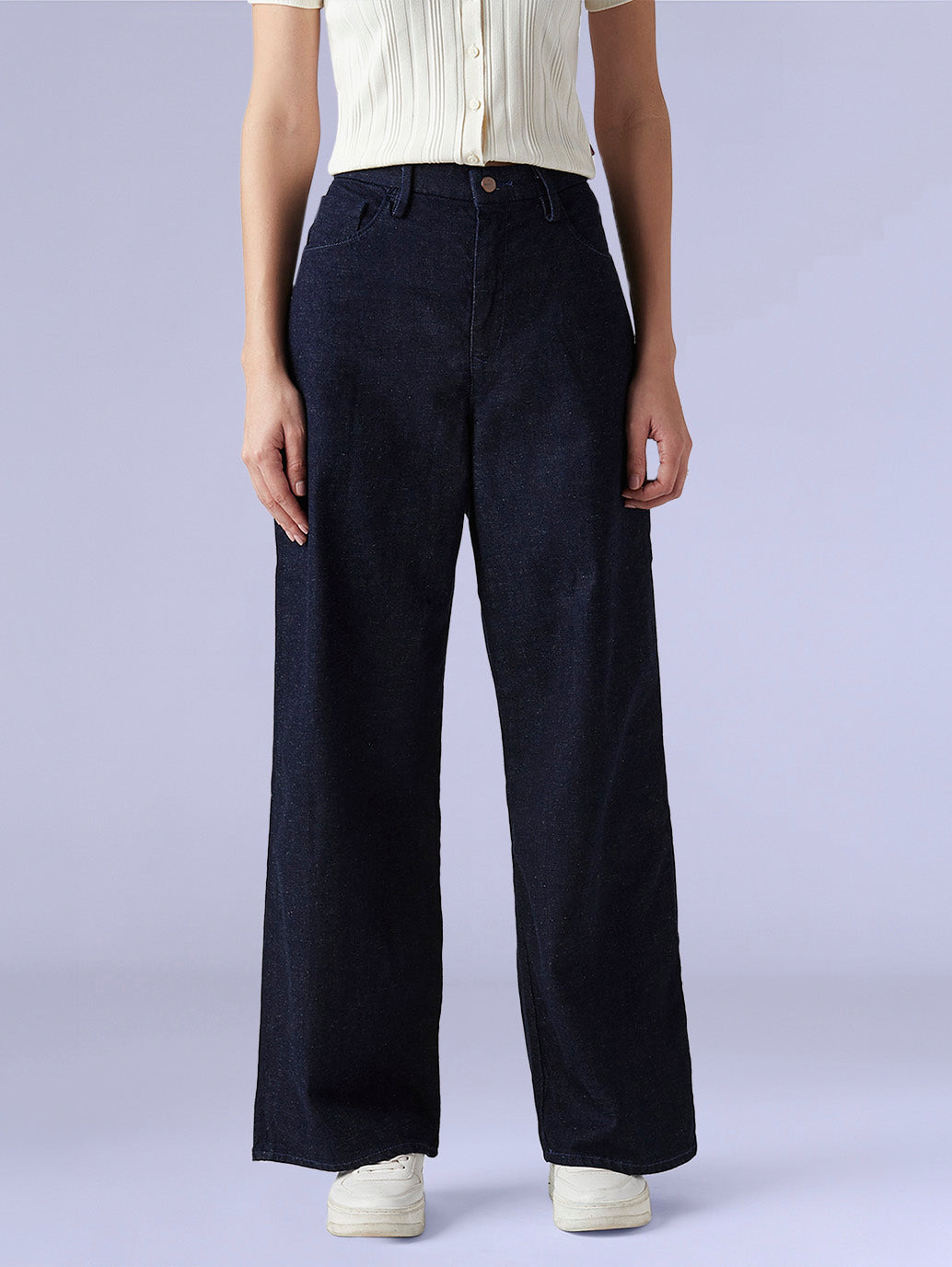 Women's Cinched Ribcage Wide Leg Fit High Rise Redloop Jeans - ed101bba-b753-4416-b429-2d1c5915ba08 View