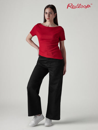 levi's Women's Wide Leg Fit High Rise Redloop Cinched Jeans-picture-44