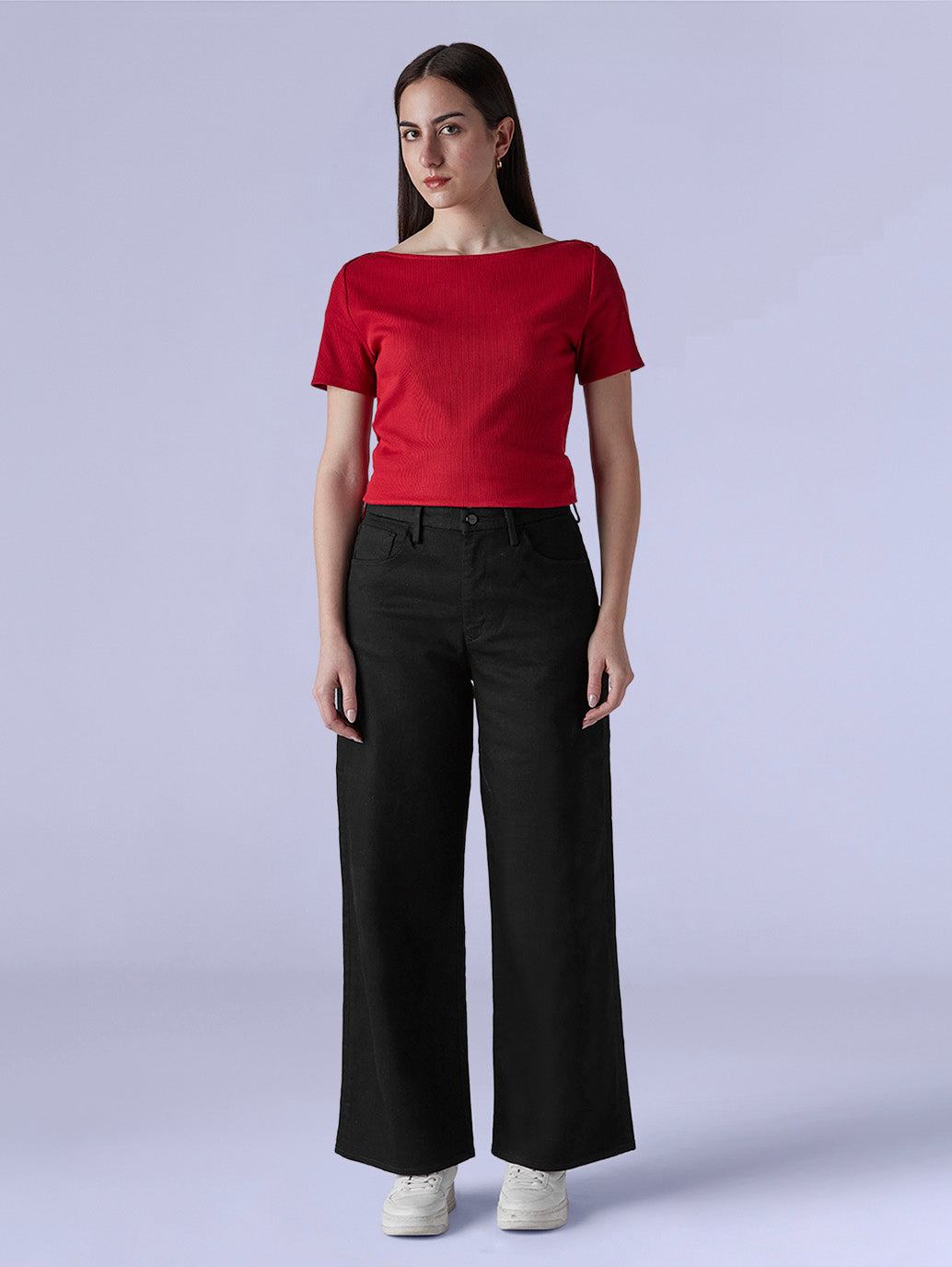 Women's Wide Leg Fit High Rise Redloop Cinched Jeans - 4ae4074c-b2e1-4da8-9c1c-9b3511b2769c View