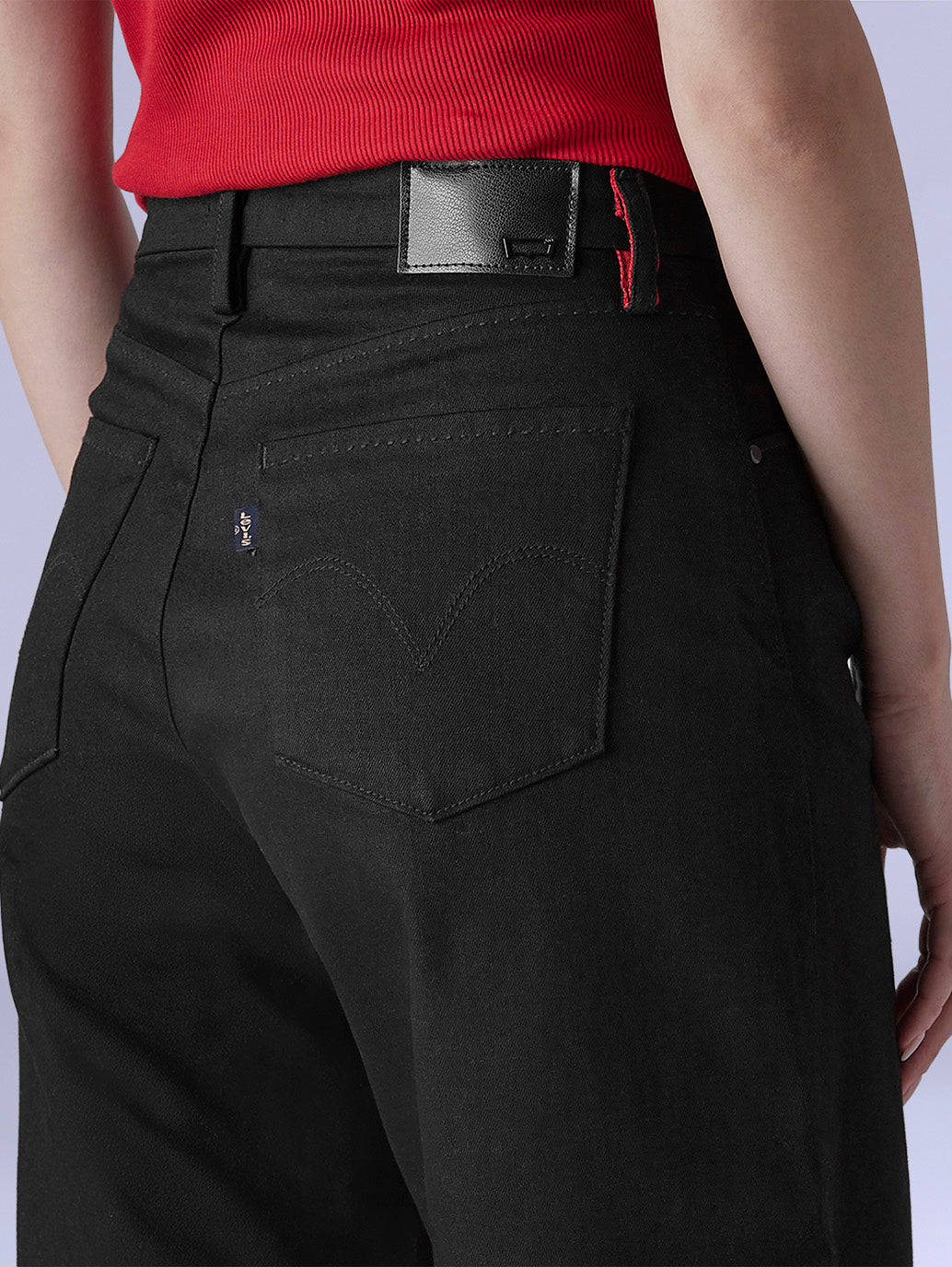 Women's Wide Leg Fit High Rise Redloop Cinched Jeans - a1cb6ed1-e75b-4c17-b87d-e58ad8587c32 View