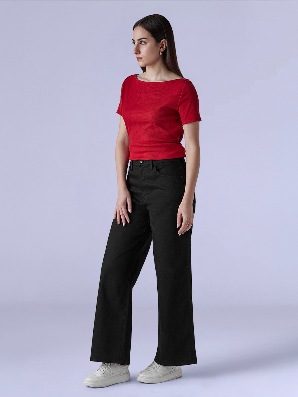 Women's Wide Leg Fit High Rise Redloop Cinched Jeans - 300c6127-9d97-46ba-9b84-6084f6cb1089 View