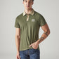 Men's Colorblock Loose Fit Pique Polo T-shirt - Styleshot View