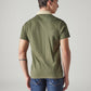 Men's Colorblock Loose Fit Pique Polo T-shirt - Back View