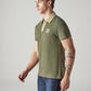 Men's Colorblock Loose Fit Pique Polo T-shirt - Side View
