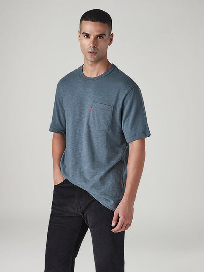 levi's Men's Solid Regular Fit Jersey T-Shirt-picture-37